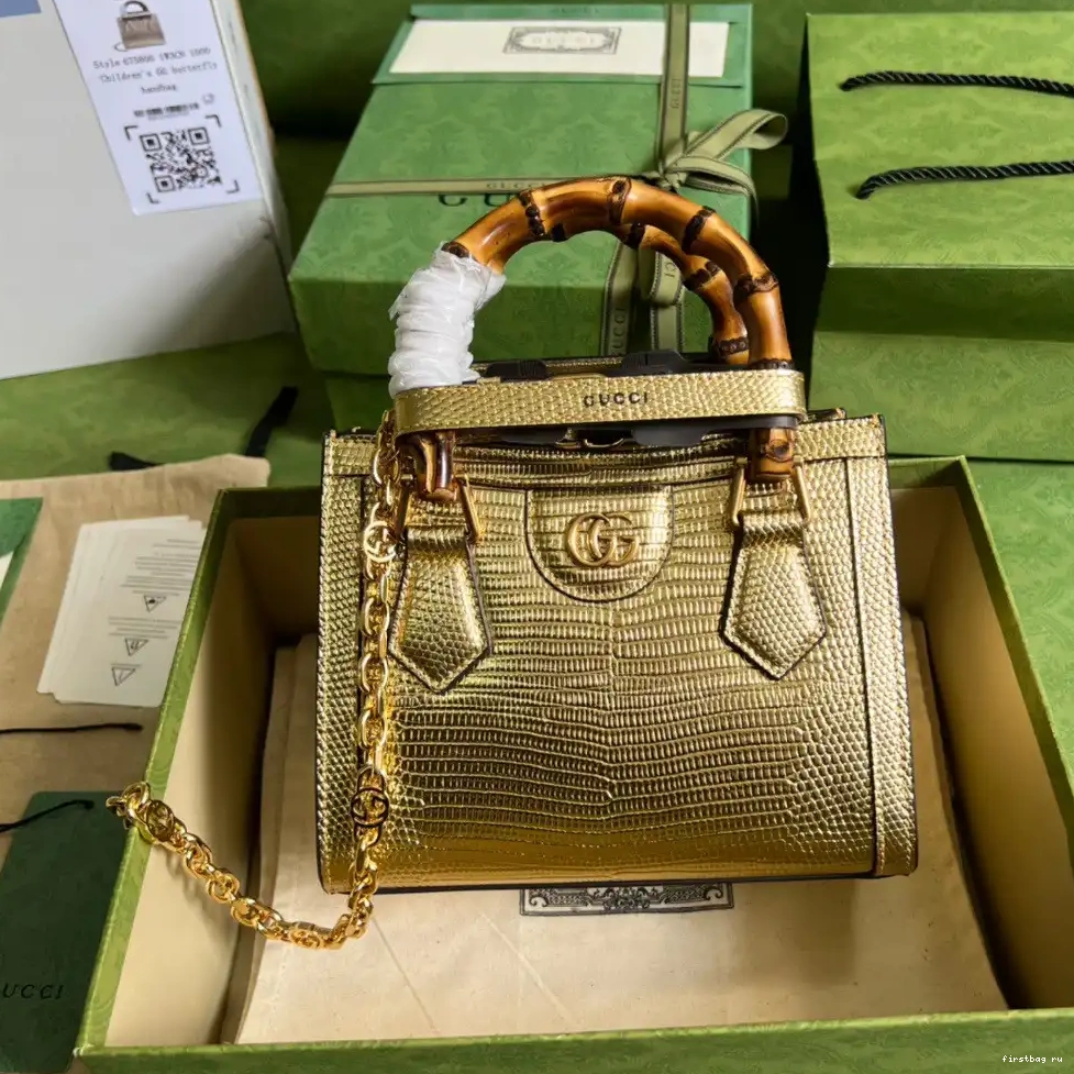Firstbag ru bag mini Gucci lizard Diana 0602